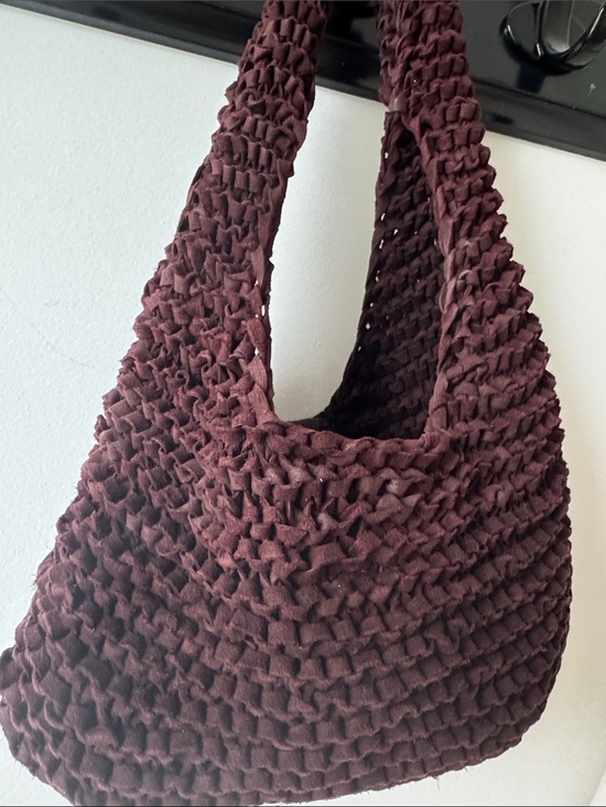 Massimo Dutti Handbags - Massimo Dutti. Braided REAL suede leather. Mini bag!